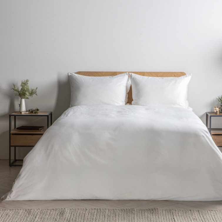 Fernleaf Odile White Cotton Duvet Cover Set & Reviews Wayfair.co.uk